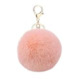 auto accessoires online shop Pom Pom Schlüsselanhänger hat eine große weiche Hand Gefühl.