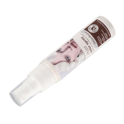 Generic Spray de Color de Cabello Temporal No Graso Blanco para un Cambio Rápido de Estilo, para Hombres y Mujeres 30 ML