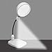 Produktbild 8X Standlupe Lupe Leselupe Lupenleuchte Lupenlampe Beleuchtete Tischlupe mit 6 LED Licht, Ideal für Reparaturen, Nähen, Basteln, Handarbeiten, Präzisionsarbeit, Senioren Lesen, Hobbys