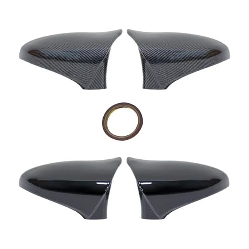 Couvercle de rétroviseur aérodynamique look carbone pour Lexus RC et CT