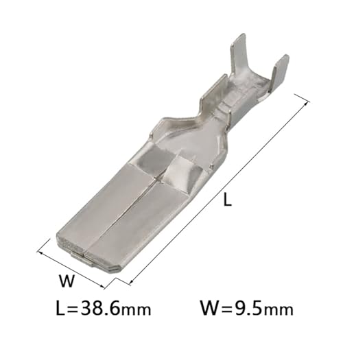 Terminales de coche KET de cobre de 9,5 mm: soluciona fallos eléctricos con conector macho 3