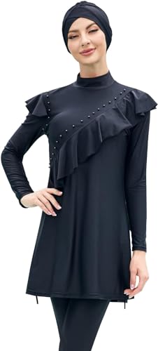 Maillot de bain musulman pour femme tenue de surf et plage 3 pièces