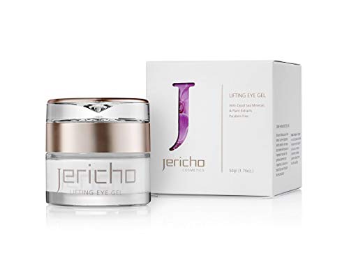 Jericho Cosmetics - Eye Cream Gel for Dark Circles, Puffy Eyes and Under Eye Wrinkles - Contains Anti Aging Agents: Minerals from the Dead Sea, Olive Oil & plant extracts