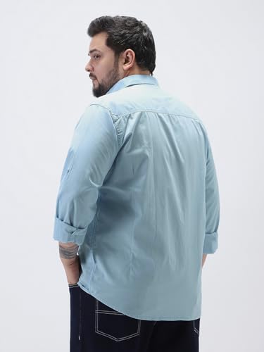 Image of Urbano Plus Men's Cotton Full Sleeve Regular Fit Casual Solid Shirt