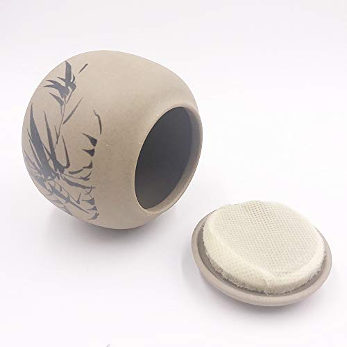 Kitchen Canisters Ceramic Clay Tea Caddy Mini Tea Storage Chests (Bamboo) #TOP2