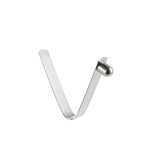 Anself 6pcs Kayak Paddle Spring Clips Tent Pole Clips Push Button Spring Snap Clip Bloqueio Tube Pin