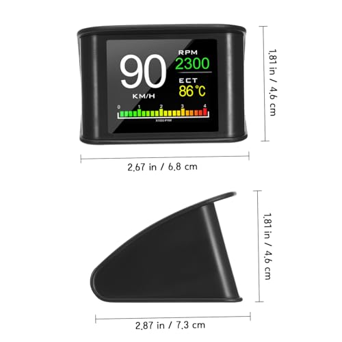 Compteur vitesse numérique auto portable pour éviter les erreurs de navigation