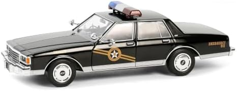 1981 Chevy Caprice Navajo County, AZ Sheriff Black Thelma & Louise (1991) Movie Hollywood Series 20 1/24 Diecast Model Car by Greenlight 84203 image 3