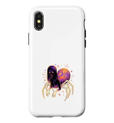 �X�p�C�_�[�K�[�� �S�V�b�N �_�[�N�t�@���^�W�[ �A�[�g �X�}�z�P�[�X iPhone X/XS �p