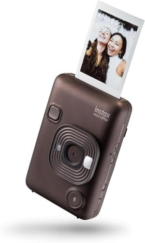 Image of Fujifilm Mini LiPlay Hybrid Instant Camera with Mini Film (Deep Bronze, w / 40 Film Sheets)