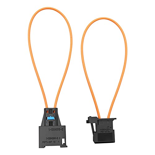 SecosAutoparts A pai Most Fiber Optic Optical Loop Bypass Female & Male Adapter Universal Connector for Radio and Audio Compatible with BMW VW Audi Mercedes Porsche