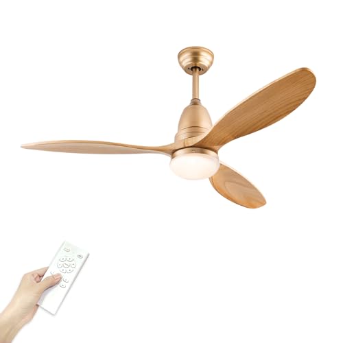 Baitai 52 Inch Champagne Gold Ceiling Fan Review: Luxury and Performance