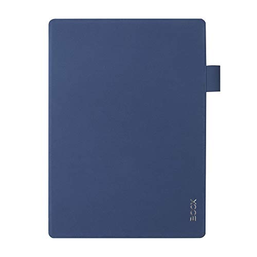 BOOX Folio Funda para Note3 Note2, PC Dura Atrás Protectora Carcasa Auto Sueño/Estela Cover Azul