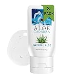 Aloe Cadabra vaginal moisturizer, pH-balanced, water-based & 95% aloe vera, reduce dryness, discomfort, versatile uses (2.5 Fl Oz (3 Pack), Unscented)