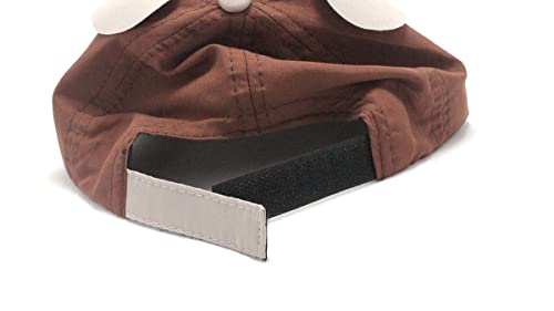 Boné Infantil Kids De 0 A 3 Anos Ajustável Diversos Modelos (Marrom-Urso)