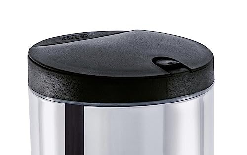 Lixeira Press com Tampa, 4L, Aço Inox, Brinox