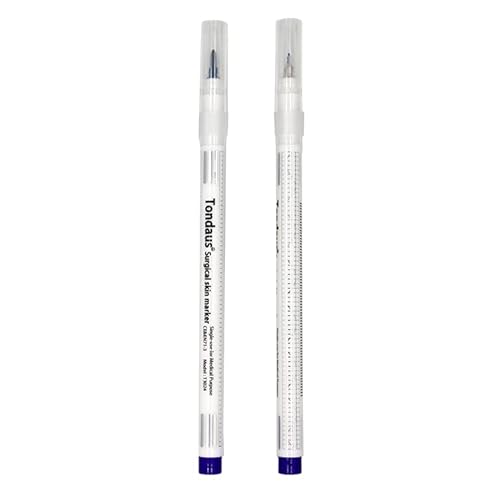 Rotulador de piel para cejas,Pluma de tatuaje Regla permanente y Microblading Cover