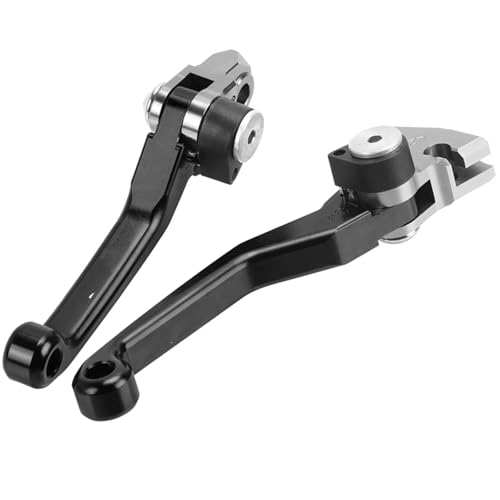 Bremshebel Kompatibel Mit Yamaha Für WR250F Für WR450F 2001–2018 Für WR250R Für WR250X 2007–2017, Motorrad-CNC-Aluminium-Bremskupplungsgriffe(Black)