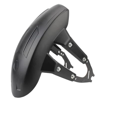 Extension ailes moto garde-boue universel plastique noir couvercle roue arrière avec support