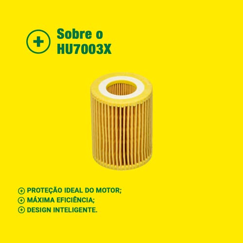 MANN-FILTER Original, Elemento filtrante do óleo, HU7003X para BMW
