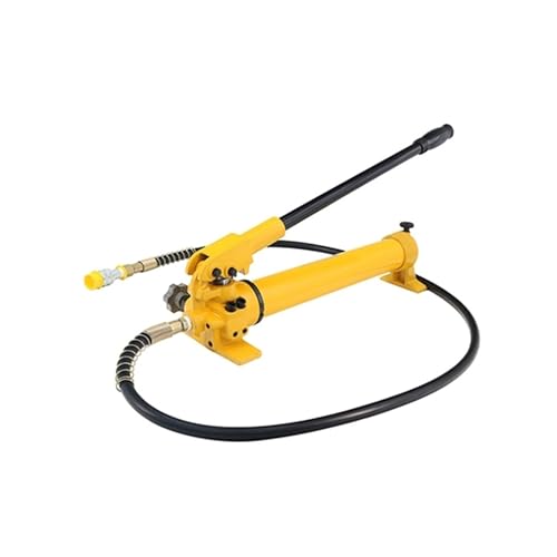 ATO Hydraulic Hand Pump,Versatile Double Acting Hydraulic Hand Pump Oil Reservoir 1200cc, 10000 psi, Hand Operated Hydraulic Pump with Pressure Oil Gauge?for Split Hydraulic Pliers,Hydraulic Jack