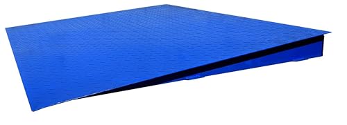 PEC Scales First Class Carbon Steel Ramp Series for Heavy-Duty Industrial, Compatible for Floor Scale Weighing or Stretch Wrapping Machine, Anti-Slipping Surface Handle 10,000lbs Weight (40