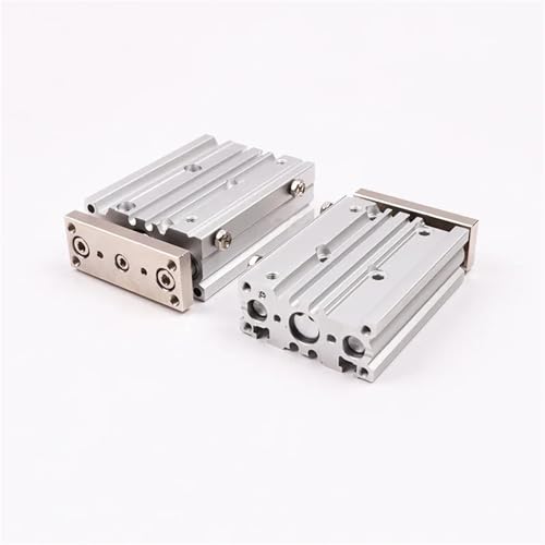 Vérin pneumatique compact MGPM12 course 40mm actionneur guidé double effet - 4