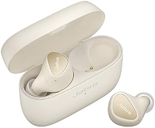 Jabra Elite 4 Wireless Earbuds, Active Noise Cancelling, Discreet and Comfortable Bluetooth Earphones with Spotify Tap Playback, Google Fast Pair, Microsoft Swift Pair and Multipoint - Light Beige