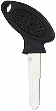 Motorcycle Black Uncut Key Blank for Mopeds Chinese Scooter Gy6 Replacement