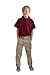 unik Boy's Uniform Pique Polo Shirt Short Sleeve, Sky Blue Size 6