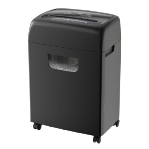 Niszczarka do dokumentów, 18 arkuszy P-4, cięcie cząstek, biurowa niszczarka 45 min, cicha, do papierowych kart kredytowych, płyt CD, szuflady 20 l