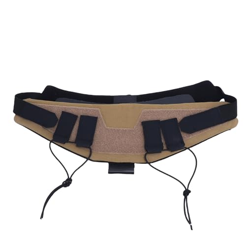 Neck Protector, Universal Windproof Neck Protection Vest, Camping, Travel, Breathable and Adjustable Size Protective Pad Nylon (Khaki)