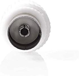 ConnectingU 90db 10m White Right Angled TV Aerial Cable Male to Male with Male to Male Coupler