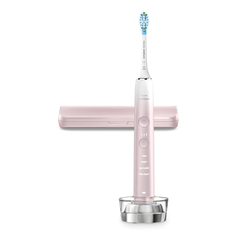 Philips Sonicare HX9911/84 DiamondClean Adultes Sonic toothbrush Rose Blanc