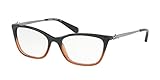 Eyeglasses Coach HC 6107 5475 Black Amber Glitter Gradient