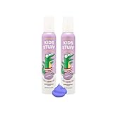Kids Stuff Crazy Foaming Soap Purple Bundle with Strawberry Fragrance - Dermatologically Tested Kids Foaming Soap - Gently cleanses young skin, Vegan, Cruelty Free - 200ml (Pack of 2)
