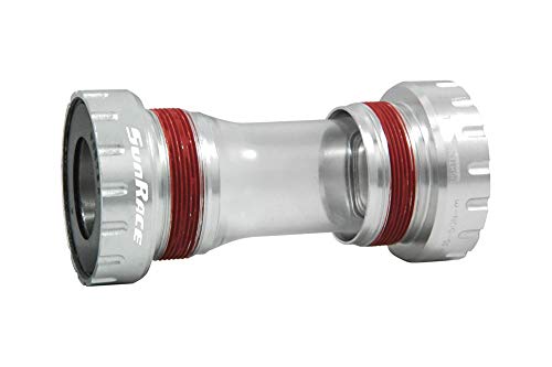SunRace BBM97 movimento centrale argent de 24 mm en alliage haute précision
