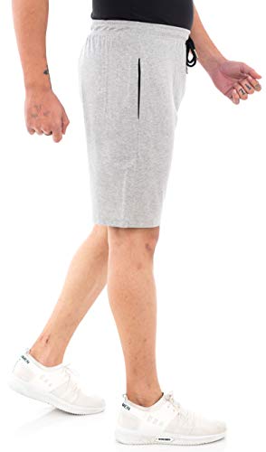 Image of Epoxy Men's Combo Shorts Pack - Sports, Gym, and Bermuda Shorts for Men - Pack of 2 - Cotton Fabric, Zipper Pocket, and Stylish Design - Summer Wear and Fitness Essentials