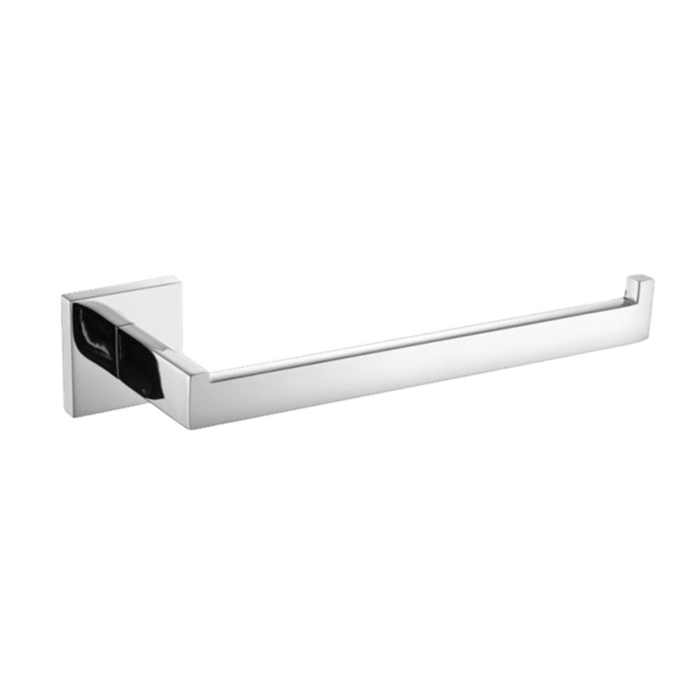 Crochet de Barre de Serviette Miroir Chrome Poli Anti-Corrosion Robuste