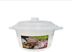 Panela para Micro-ondas Elegance, 2,6 L, 26 cm, BPA Free, para Arroz, Legumes, Macarrão
