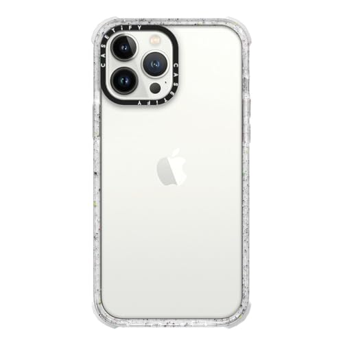 CASETiFY Ultra Impact Crush caso para iPhone 13 Pro Max - Clear Re/CASETiFY