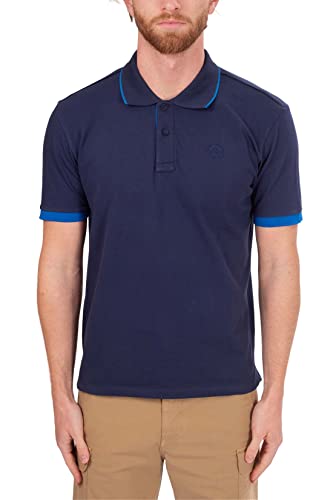 Polo in piquet di cotone NORTH SAILS - Polo uomo regular con dettagli a contrasto - Taglia 3XL