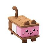 COLORFUL CRAFT KIT: These foam craft kits are in the shape of a smiling cat ice cream sandwich with a Neapolitan-colored ice cream center between two brown foam cookie pieces. INTERACTIVE 3D DESIGN: Once completed, this 3D craft project can stand on ...