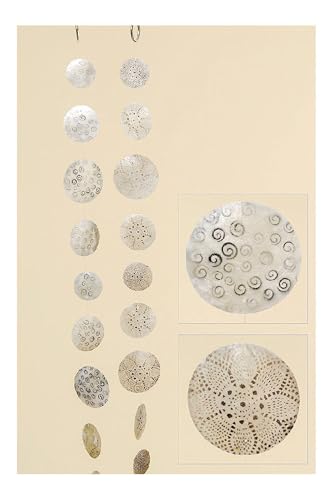 B.H.C. Curley, Capiz, Girlande, Windspiel, Set bestehend aus 2 STK je 1,80...