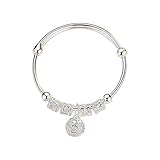 Itkcozcg Cierre deslizante ajustable para mujer, diseños de moda, chapado en plata, cobre, ajuste cómodo, chapado en plata