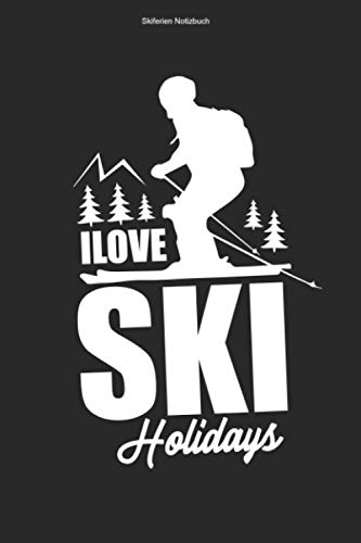 Preisvergleich Produktbild Skiferien Notizbuch: 100 Seiten / Punkteraster / Wintersport Team Skifahren Ski Skier Skiferien Reisen Urlaub Reisender Skiurlaub Skifahrer Trip Geschenk Ferien Reise Tour Piste