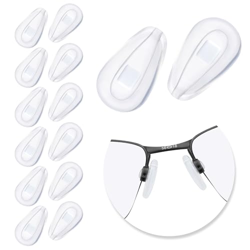 Image of 6 /10 Pair Nosepad for Oakley Lizard OX5113 OX5120 /Contrail 004147 /Truss Rod /Gasser /Limit Switch /Barrelhouse Sunglass