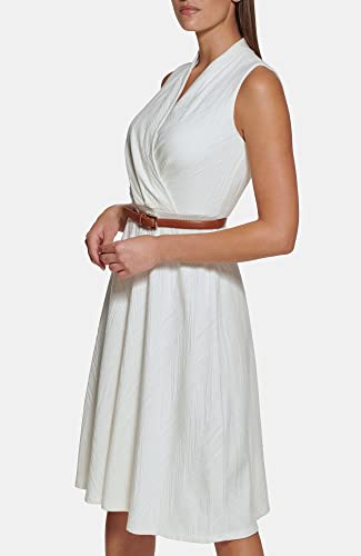 Tommy Hilfiger Women's Mini Houndstooth Knit Dress, Ivory #TOP6