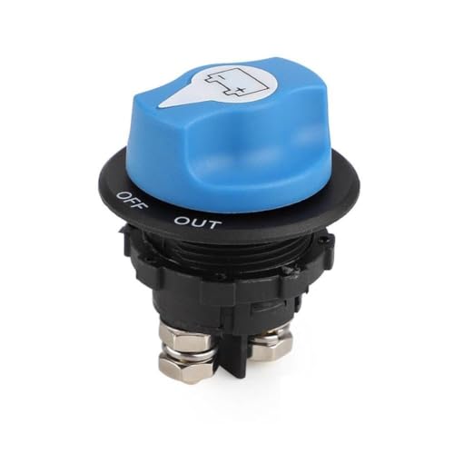 Déconnecteur 100A bleu contre la batterie déchargée de votre bateau ou moto