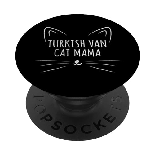 Patas De Gato - Turkish Van Cat Mama PopSockets PopGrip Intercambiable